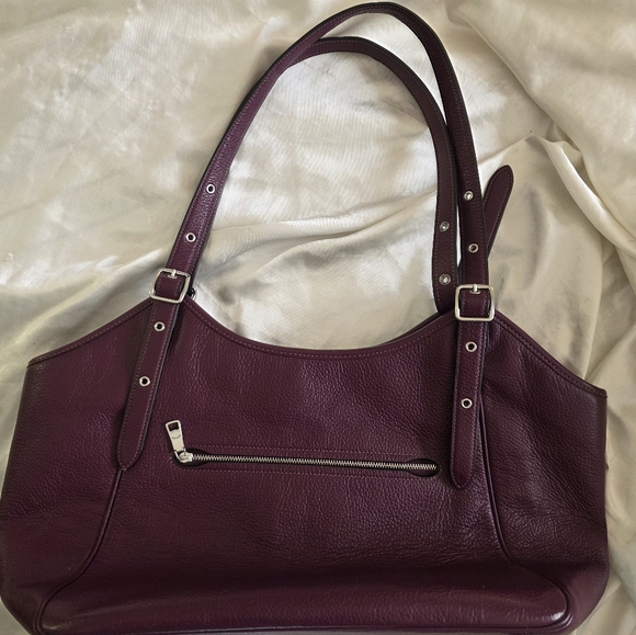 Coach Meadow- Deep Berry -pebbled leather G2339-CM074 - Picture 6 of 10
